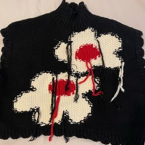 Zara Floral Knit Top